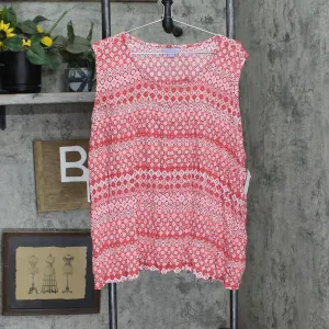 Laura Scott Womens Rayon Lightweight Sleeveless Blouse 21058U-2