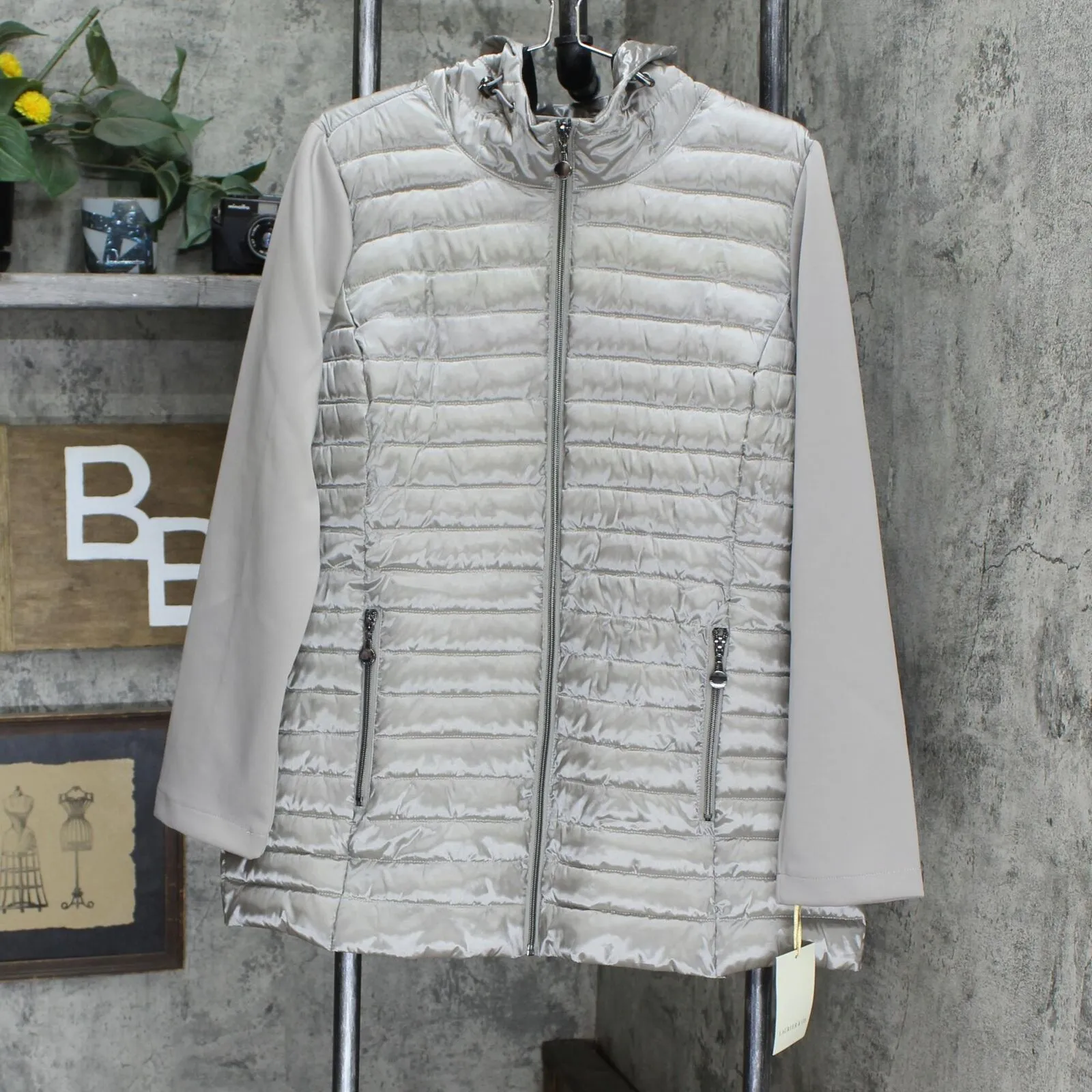 Laurier & Co. Womens Lightweight Quilted Puffer Jacket