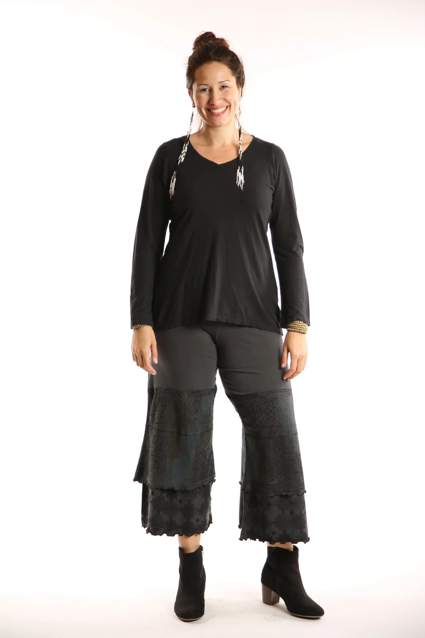 Lightweight A-Line Tee 1211 Black