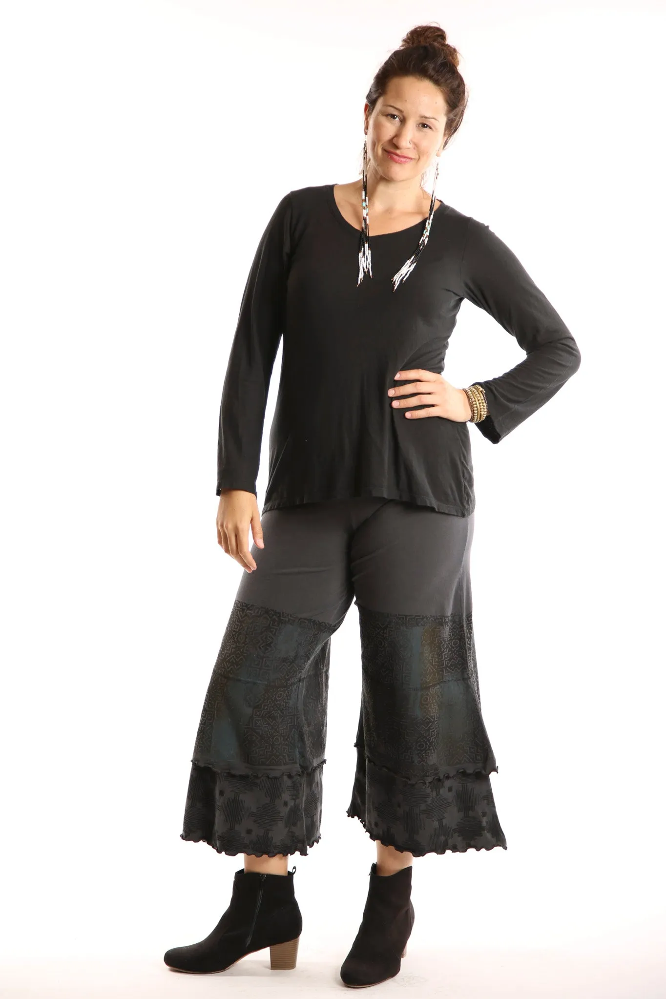 Lightweight A-Line Tee 1211 Black