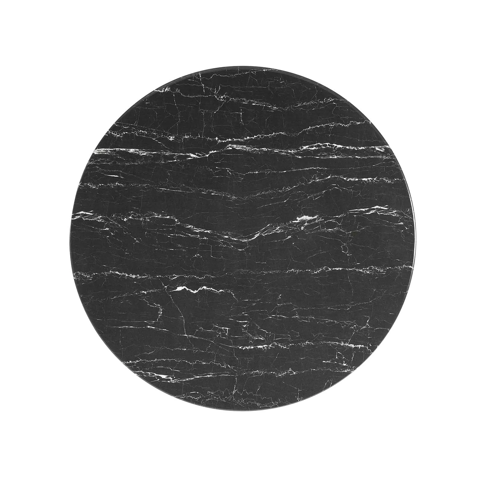 LIPPA ROUND FAUX MARBLE COFFEE TABLE