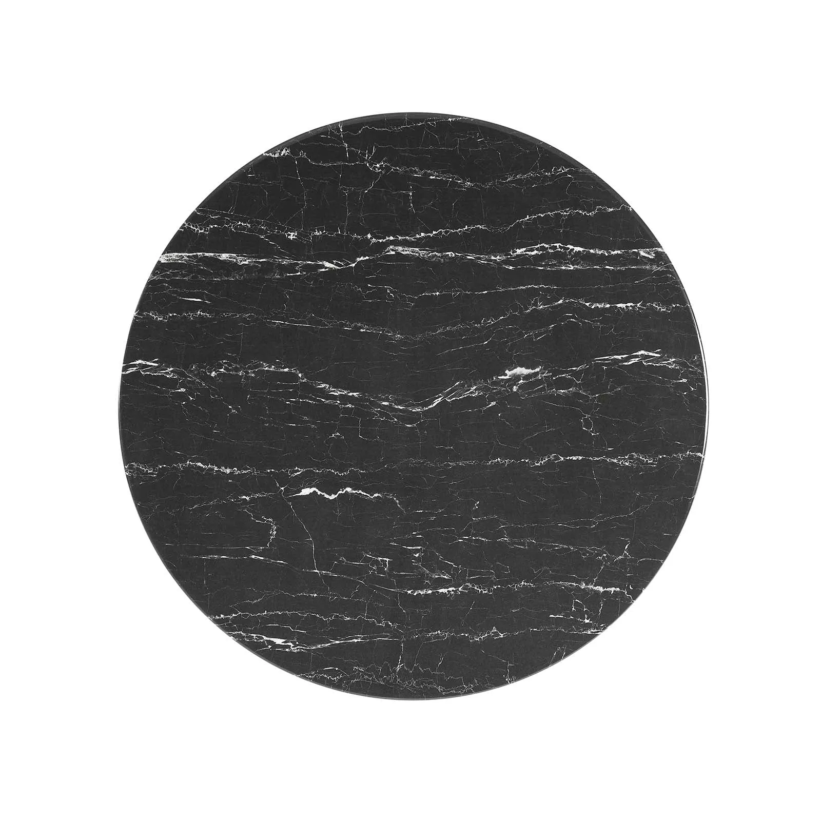 LIPPA ROUND FAUX MARBLE COFFEE TABLE