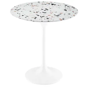 LIPPA ROUND TERRAZZO SIDE TABLE