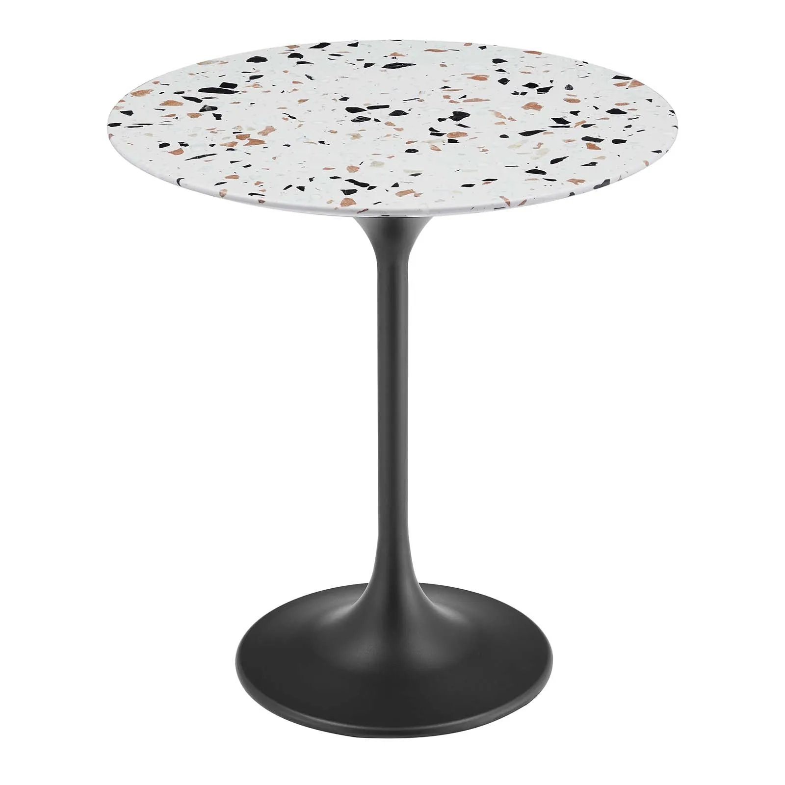LIPPA ROUND TERRAZZO SIDE TABLE