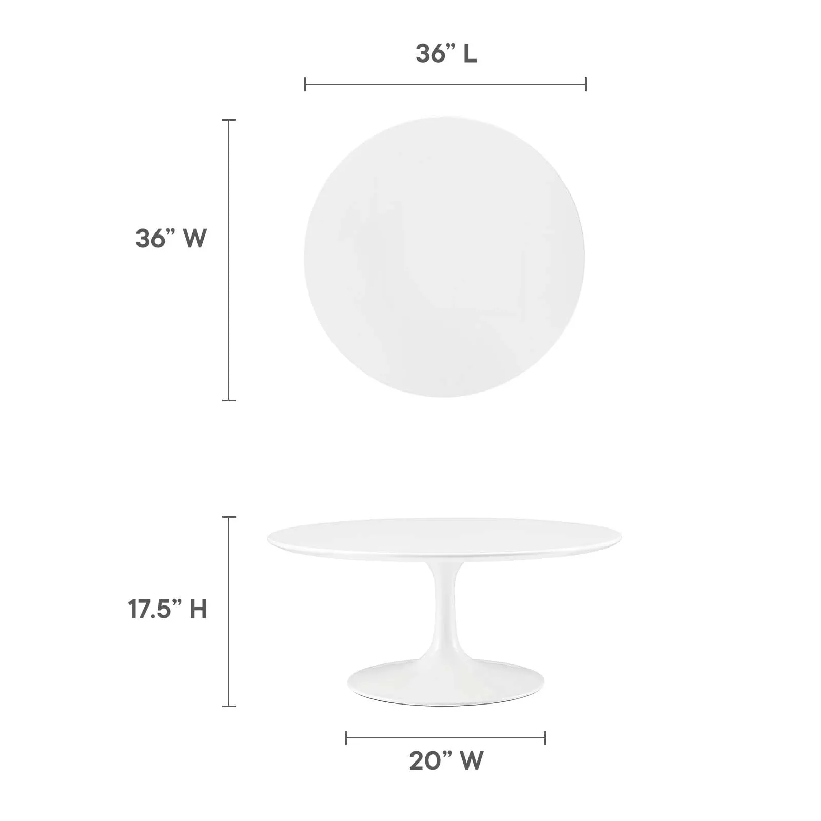 LIPPA ROUND WOOD COFFEE TABLE