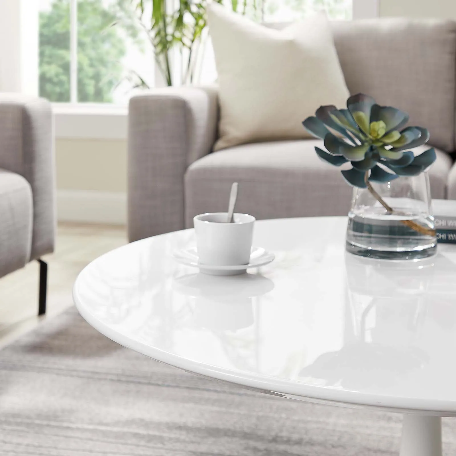 LIPPA ROUND WOOD COFFEE TABLE