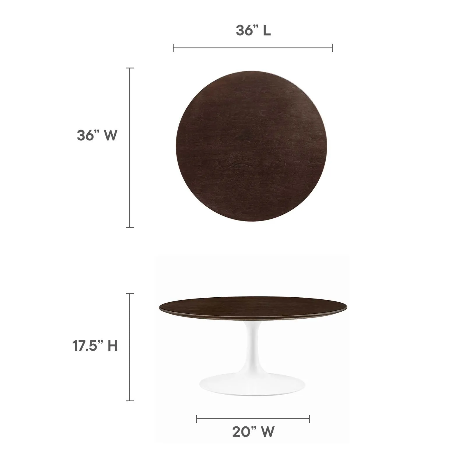 LIPPA ROUND WOOD COFFEE TABLE