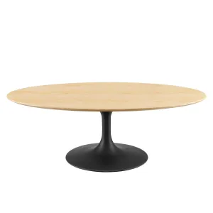 LIPPA WOOD OVAL COFFEE TABLE
