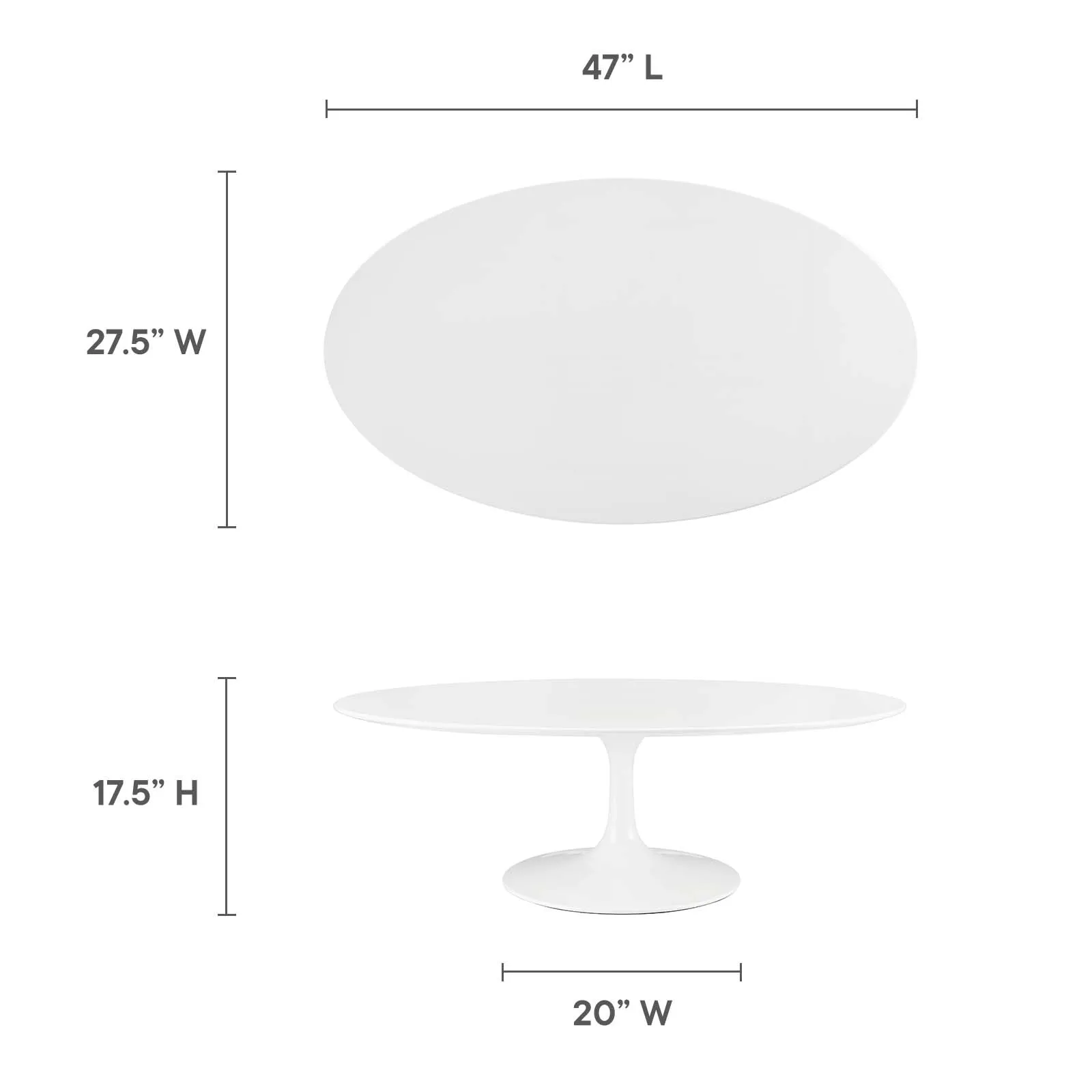 LIPPA WOOD OVAL COFFEE TABLE