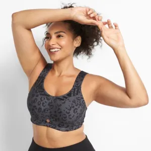 LIVI Active Gray High-Impact Wicking Max Support Sport Bra