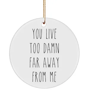 Long Distance Relationship Gift for Boyfriend, Long Distance Best Friend Gift, Long Distance Family, Best Friend Ornament