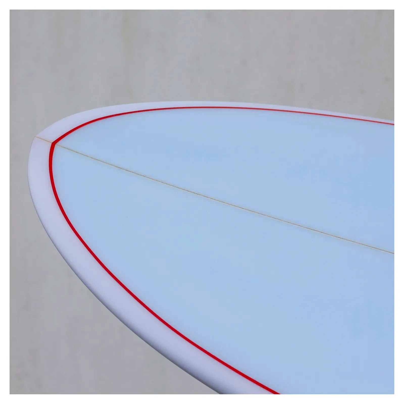 Love Machine Cheet Surfboard - 6'4 - Ice Blue/Red Pin Line