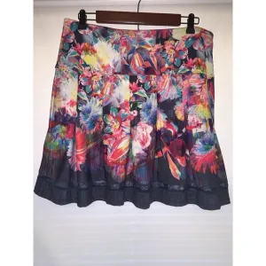 Lucky in Love Skort Women’s Size Large 12 Multicolor Floral Tennis Pickleball