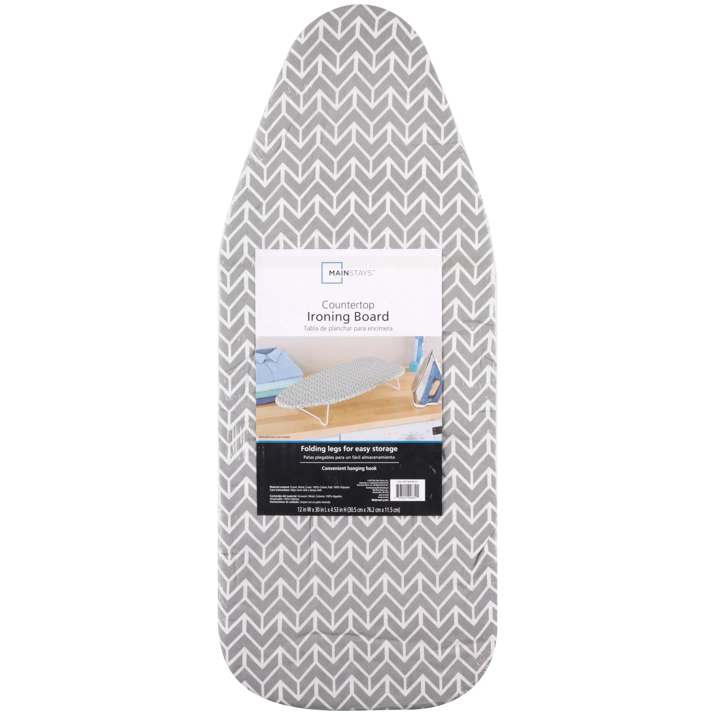 Mainstays Counter Top Lightweight Ironing Board