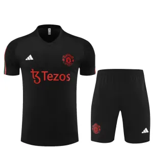 Manchester United Short Sleeve Training Suit For Men T-shirt/short