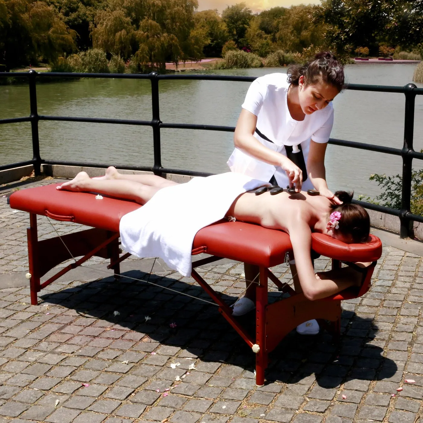 Master Massage 28" FAIRLANE™ Portable Massage Table Package