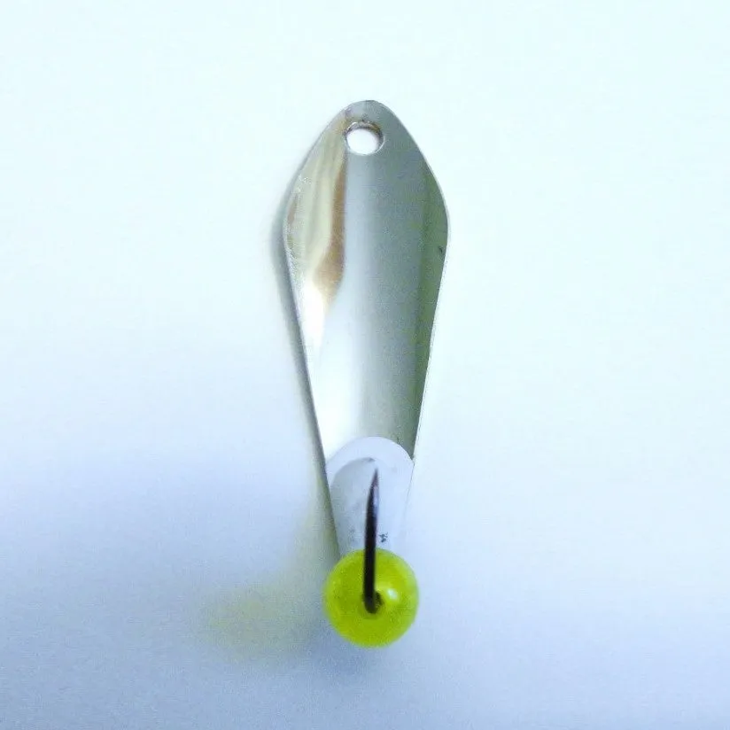 McGathys Hooks 1.5" Slab Grabbers Silver Spoon 6 mm Bead