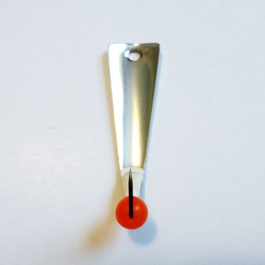 McGathys Hooks 1.5" Slab Grabbers Silver Spoon 6 mm Bead
