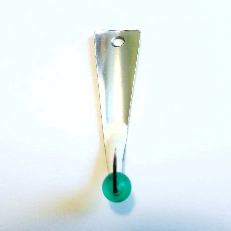 McGathys Hooks 1.5" Slab Grabbers Silver Spoon 6 mm Bead