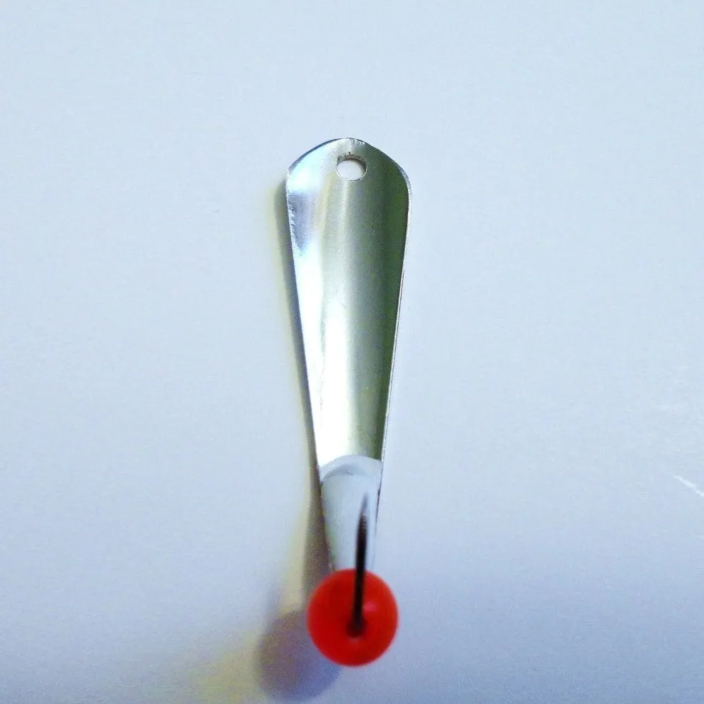McGathys Hooks 1.5" Slab Grabbers Silver Spoon 6 mm Bead