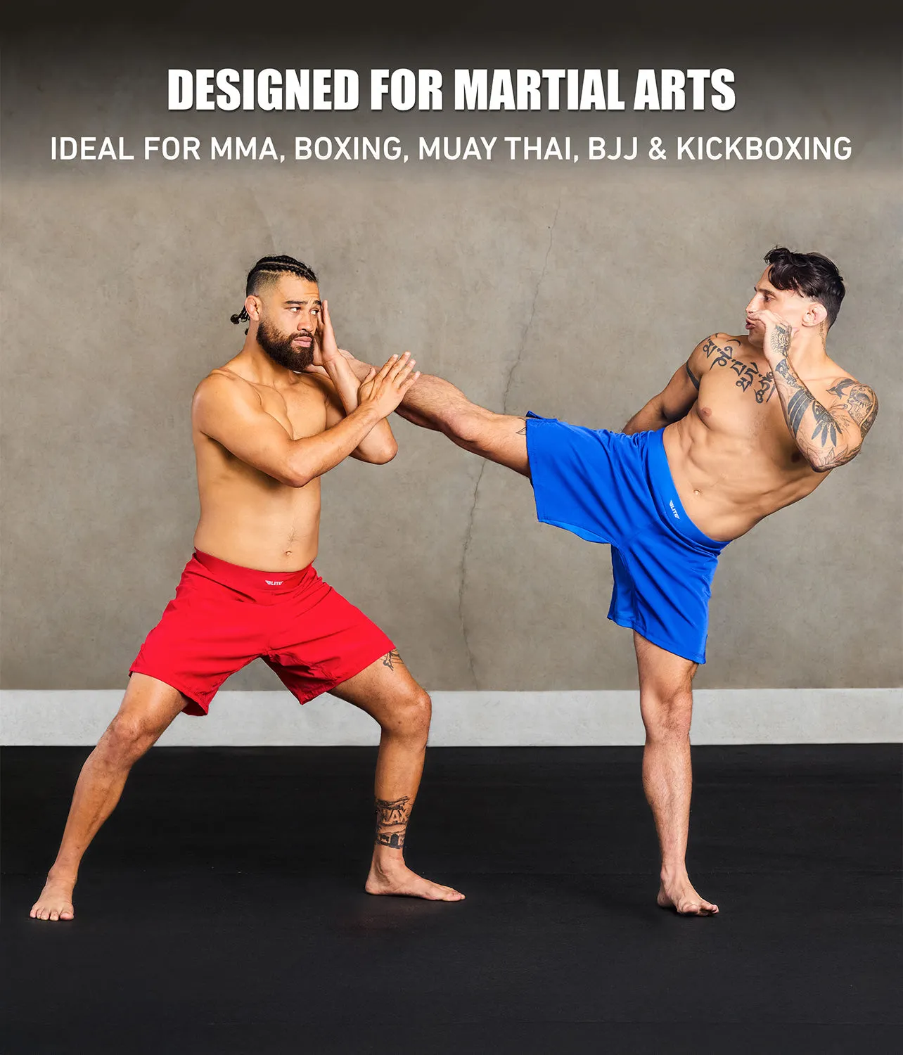 Men's Black Jack Blue Training Shorts