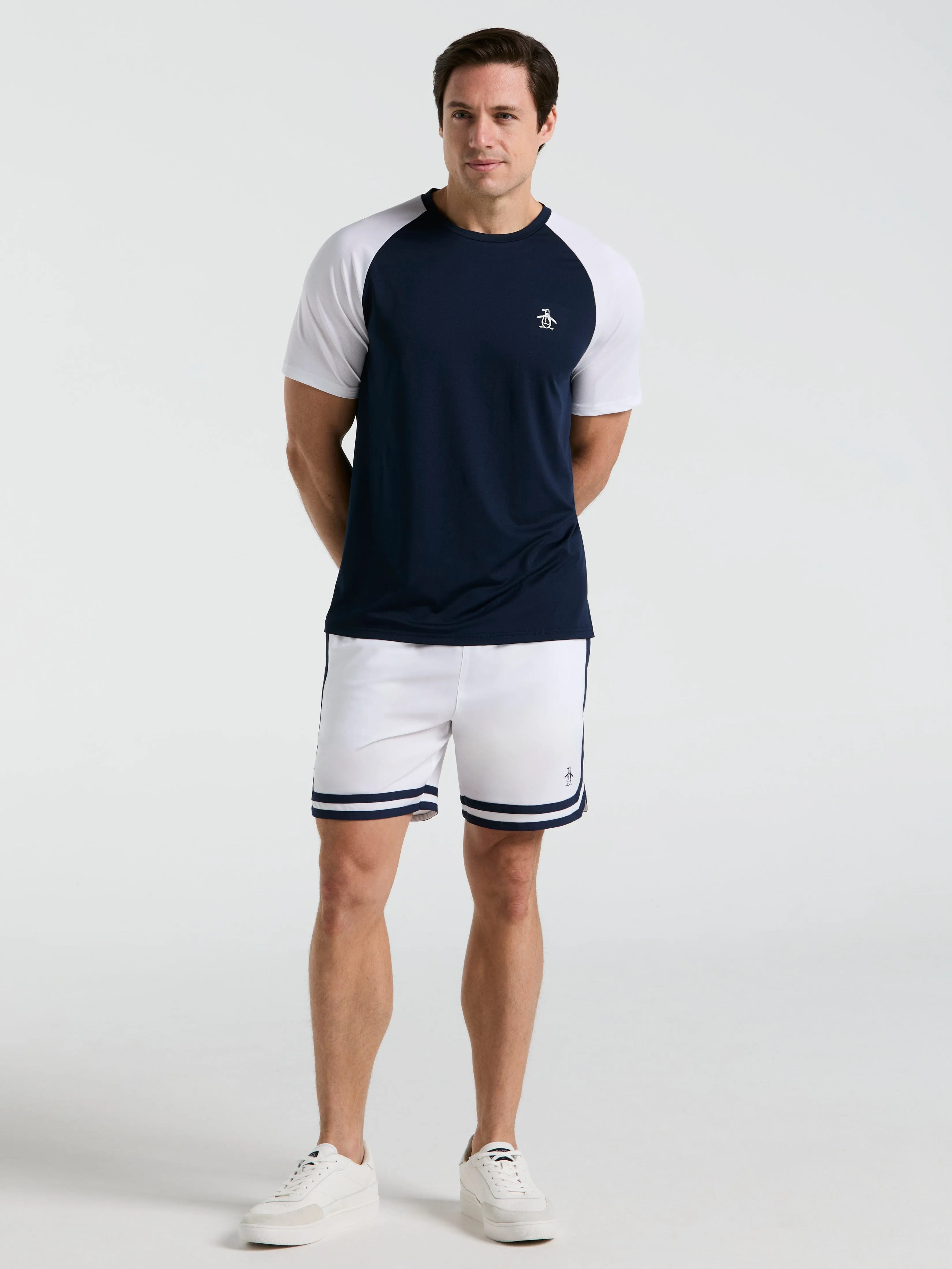 Men's Core Blocked Performance Tennis Tee