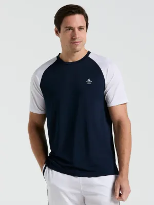 Men's Core Blocked Performance Tennis Tee