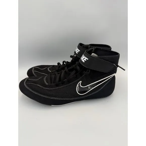 Men’s Nike Wrestling Shoes Black White 13