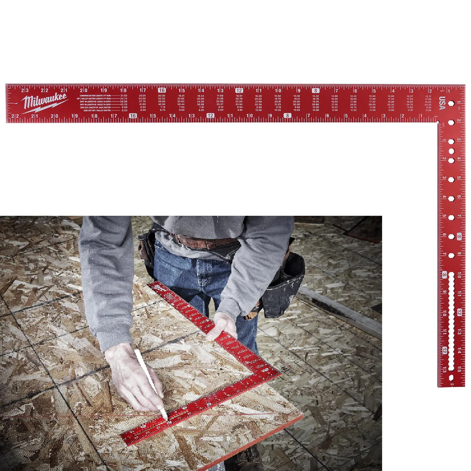 Milwaukee Framing Square Imperial 16 x 24 inch