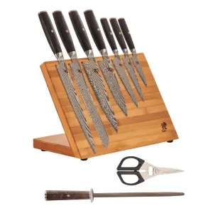 MIYABI KAIZEN II - 10-PC, KNIFE BLOCK SET, BLACK MATTE