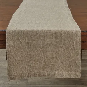Mocha Linen Table Runner - 60"L