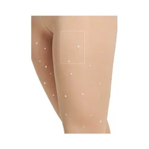 Mondor 911 Rhinestone Footed Skating Tights - Girls