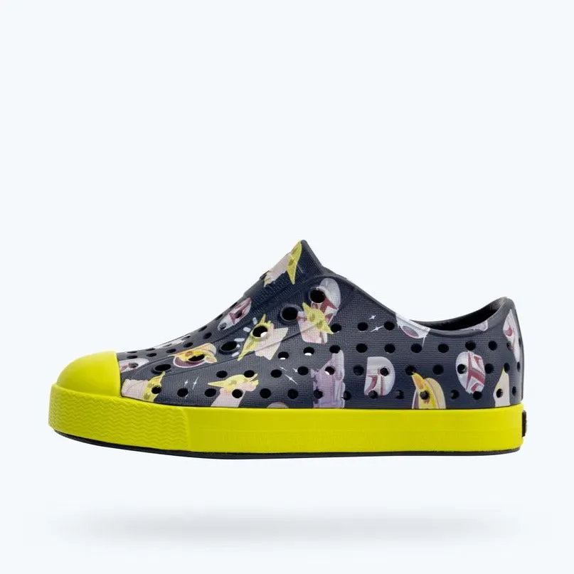 Native Jefferson Star Wars Print - Regatta Blue / Chartreuse Green / Mando AOP