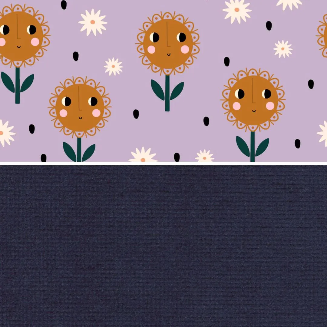 Navy Blue Corduroy Pinafore Dress (Pre-order)
