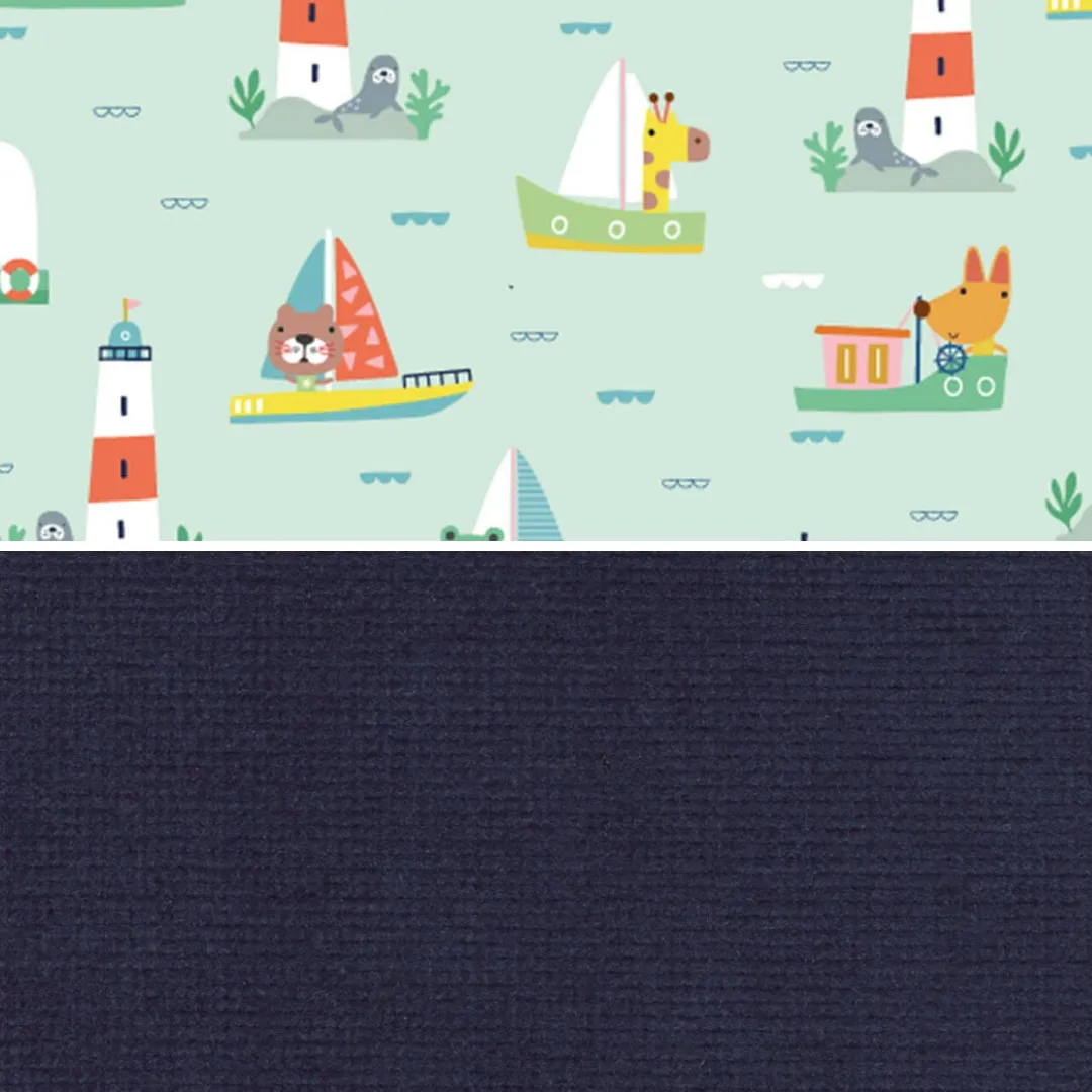 Navy Blue Corduroy Pinafore Dress (Pre-order)