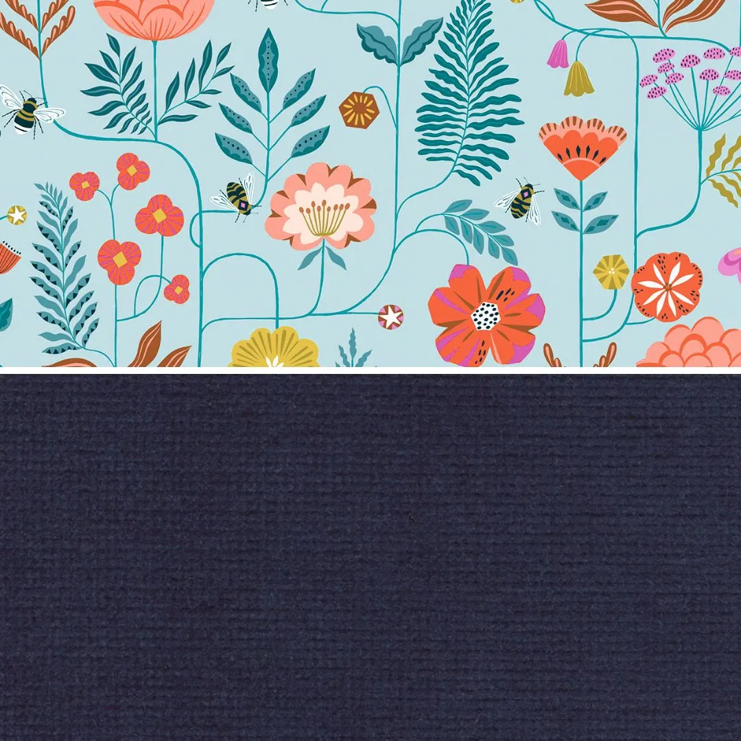 Navy Blue Corduroy Pinafore Dress (Pre-order)