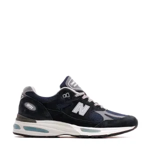 New Balance Unisex 991v2 Dark Navy Made In UK U991NV2