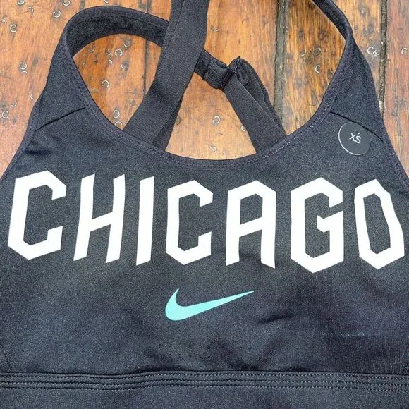 Nike Chicago Impact Training Bra XS Black‎ NWT