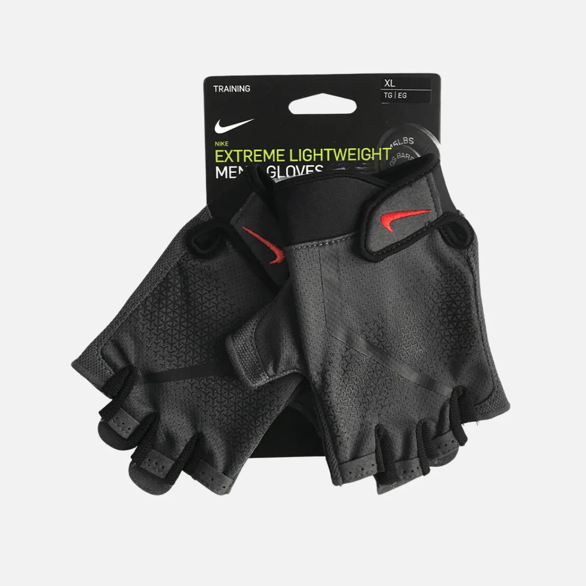Nike Extreme Men's Lightweight Training Gloves -Anthracite/Black/Red