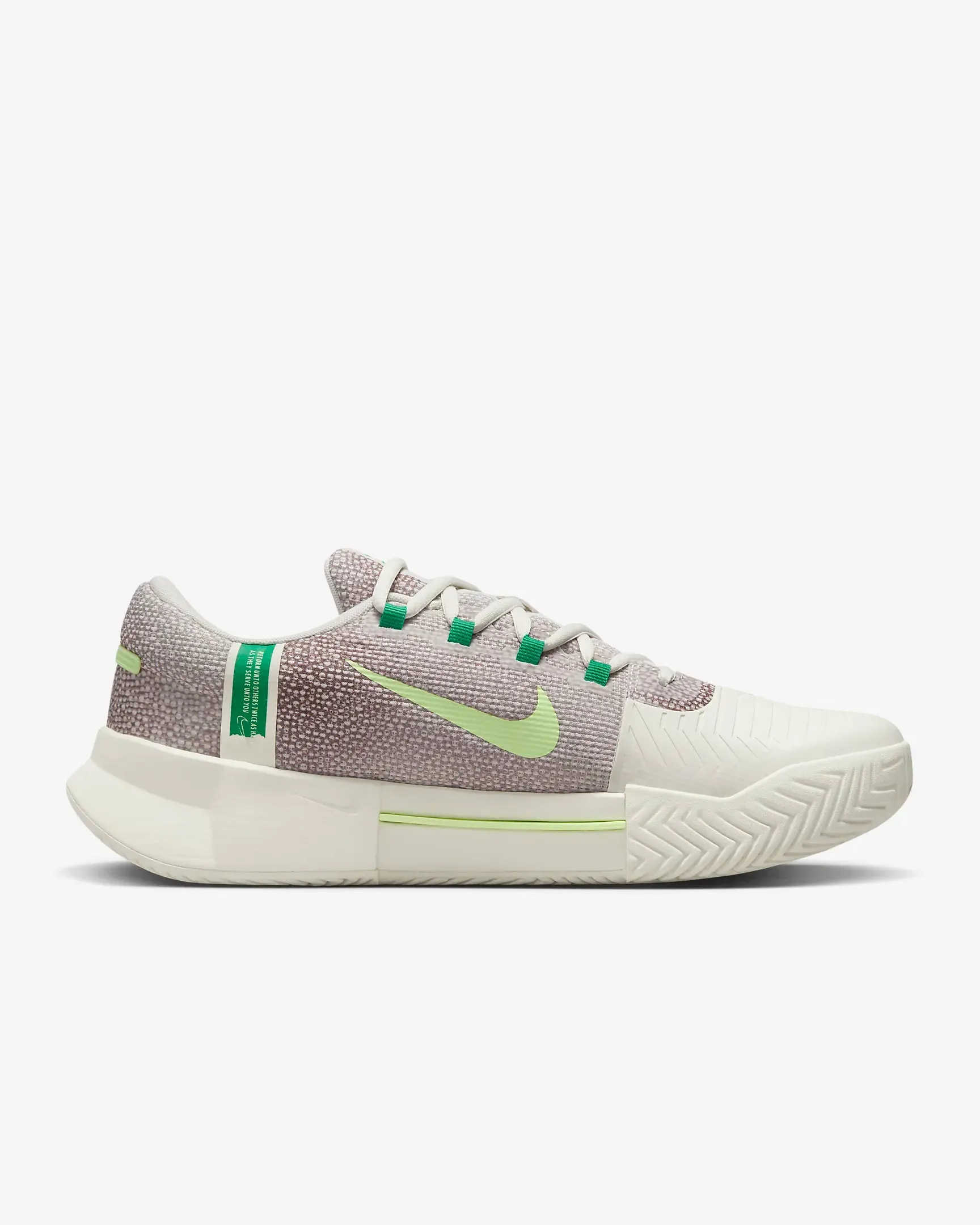 Nike GP Challenge 1  Phantom/Platinum Violet/Barely Volt Men's Tennis Shoes - 2023 NEW ARRIVAL