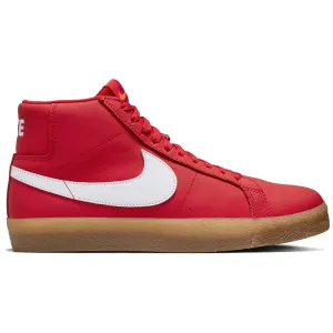 Nike SB Orange Label Zoom Blazer Mid Shoes University Red/White-White