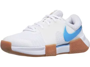 Nike Zoom GP Challenge 1 White/Blue/Brown Women's Tennis Shoes  - 2023 NEW ARRIVAL