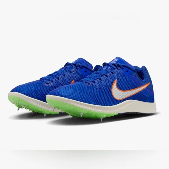 Nike Zoom Rival Track &amp; Field Distance Spikes DC8725-401 Racer Blue Men Siz 10.5