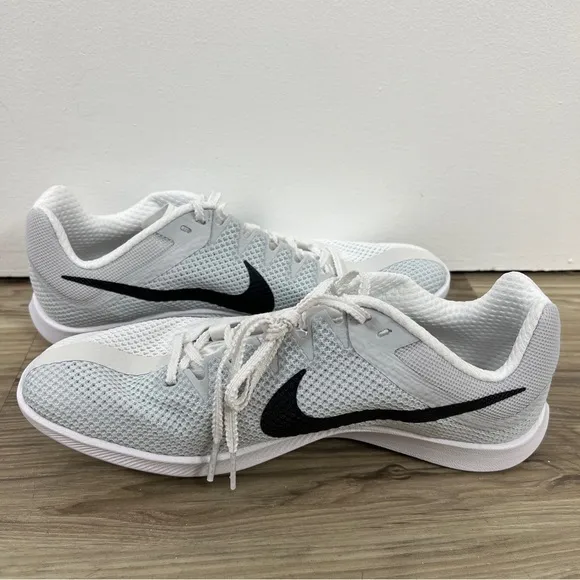 Nike Zoom Rival Track &amp; Field Distance Spikes White/Black Men 8 DC8725-100  NWOB