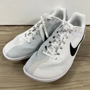 Nike Zoom Rival Track &amp; Field Distance Spikes White/Black Men 8 DC8725-100  NWOB