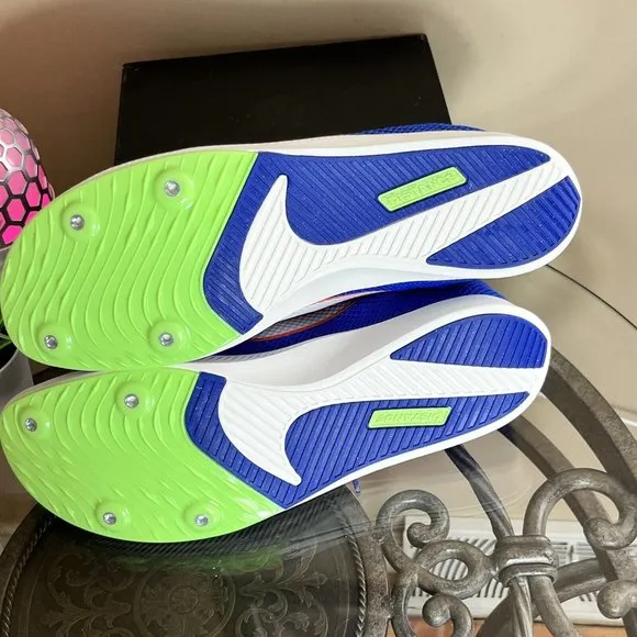 Nike Zoom Rival‎ Track Field Distance Spikes DC8725-401 Blue White Men's Size 13