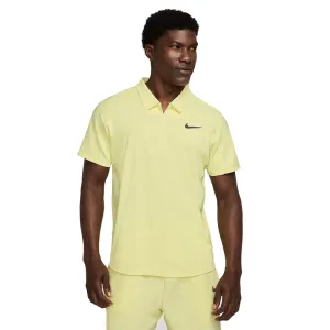 NikeCourt Dri-Fit Advantage Slam Luminous Green & Medium Ash Men's Polo