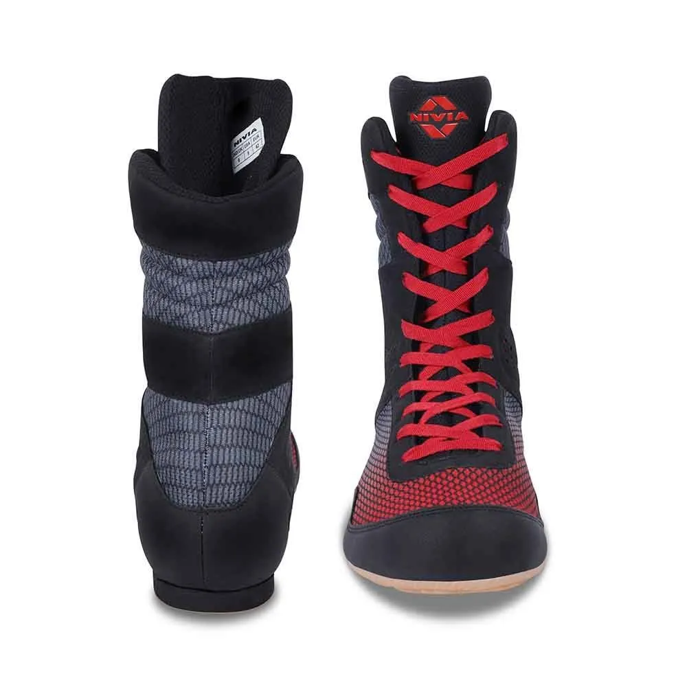 Nivia Boxing Shoes Red