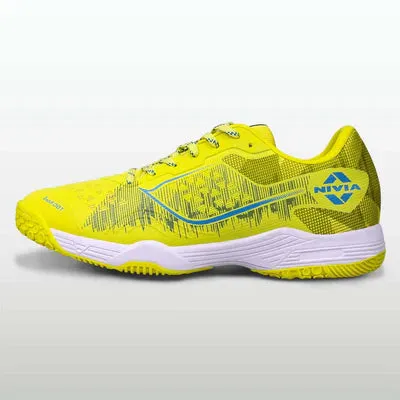 Nivia Hy-Court 3.0 Badminton Non Marking Shoes (Yellow)