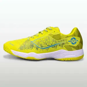 Nivia Hy-Court 3.0 Badminton Non Marking Shoes (Yellow)